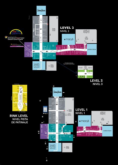 map of the galleria